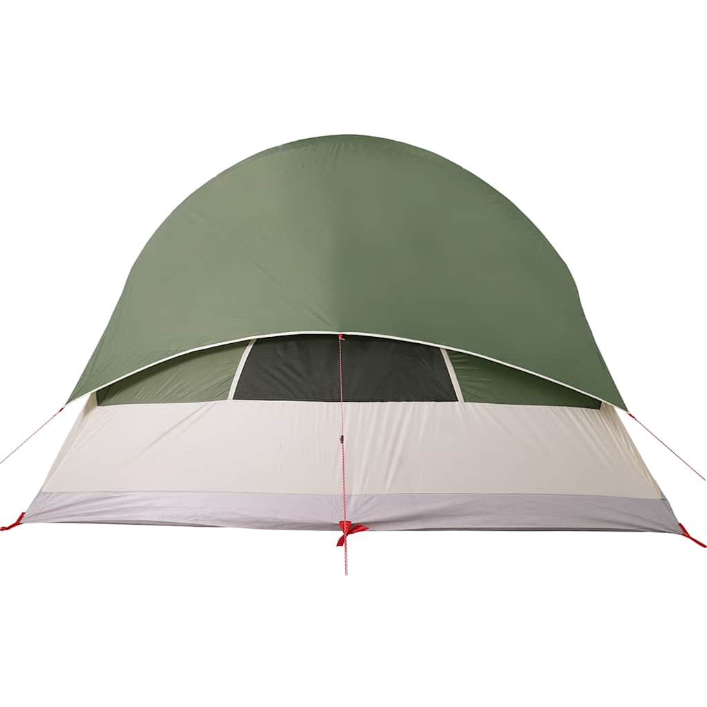 Tenda Familiare a Tunnel per 8 Persone Verde Impermeabile