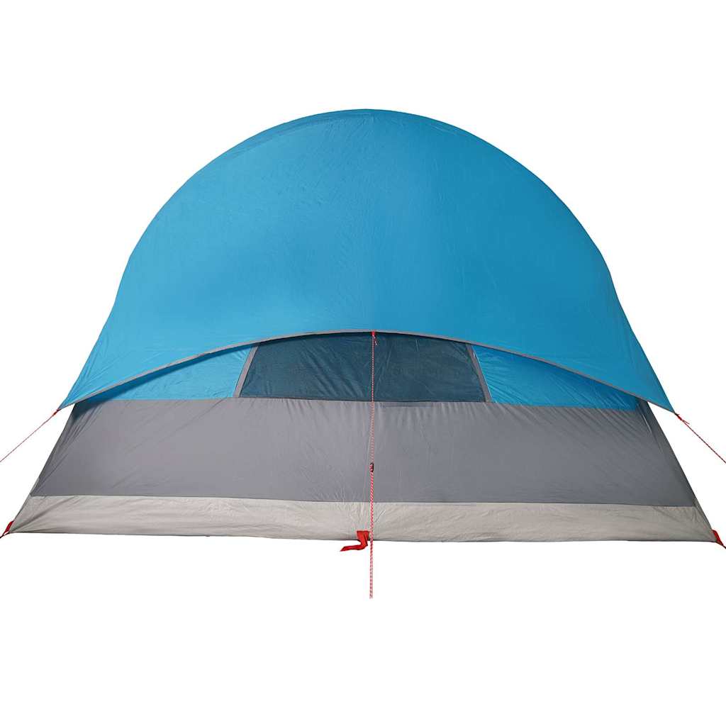 Tenda Familiare a Tunnel per 8 Persone Blu Impermeabile