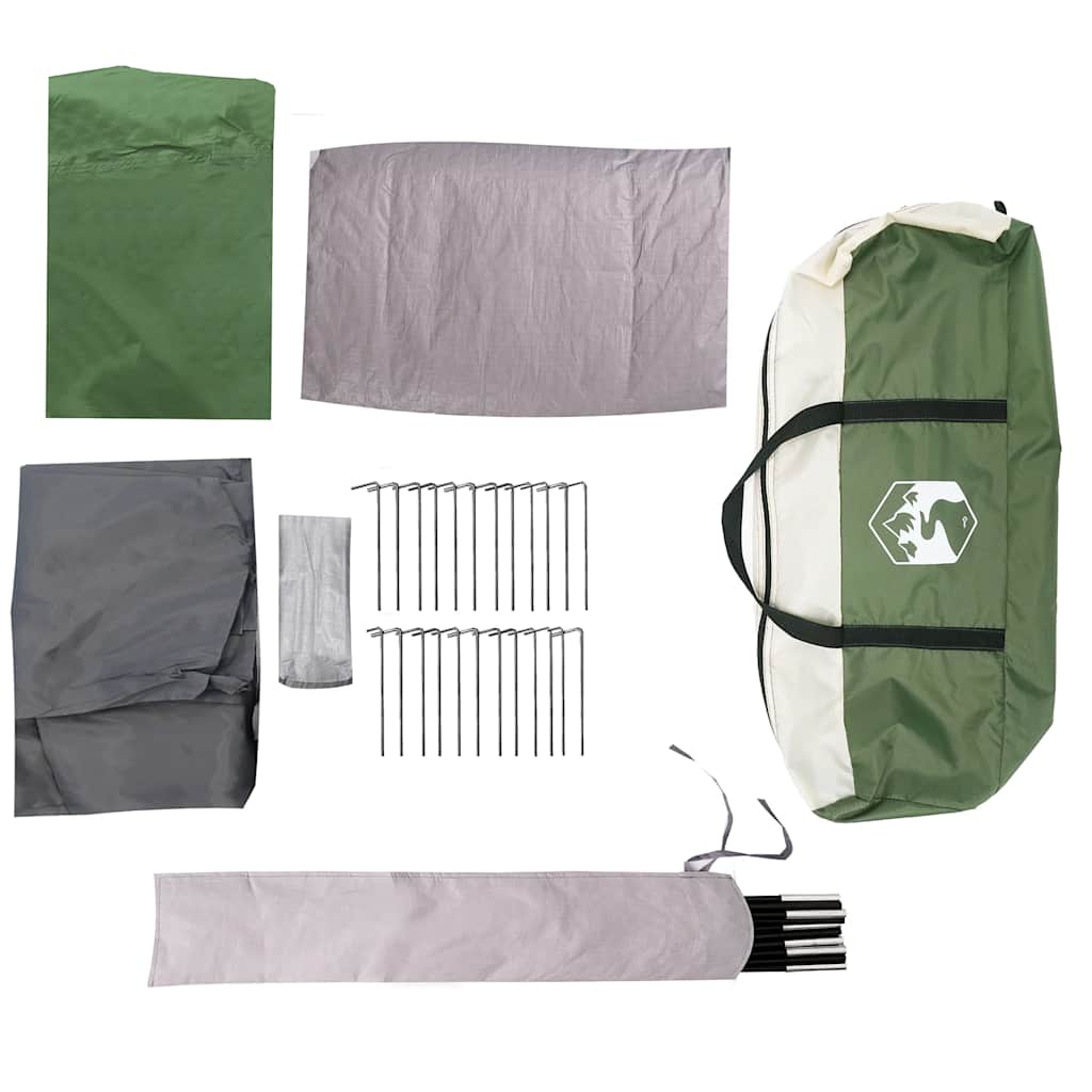 Tenda Familiare Tipi per 8 Persone Verde Impermeabile