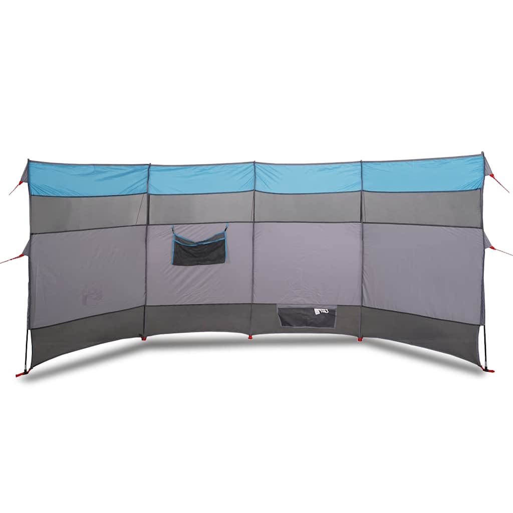 Frangivento da Campeggio Blu 366x152x152 cm Impermeabile