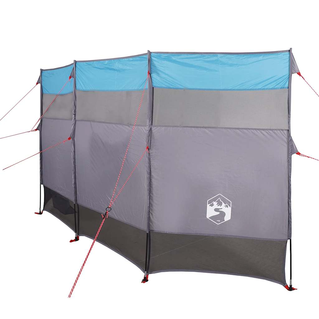 Frangivento da Campeggio Blu 366x152x152 cm Impermeabile