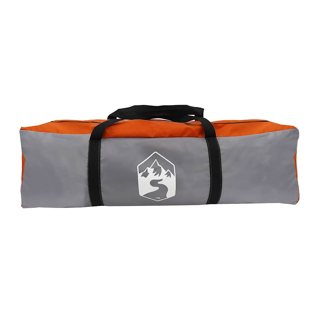 Frangivento da Campeggio Grigio e Arancione 366x152x152 cm Impermeabile