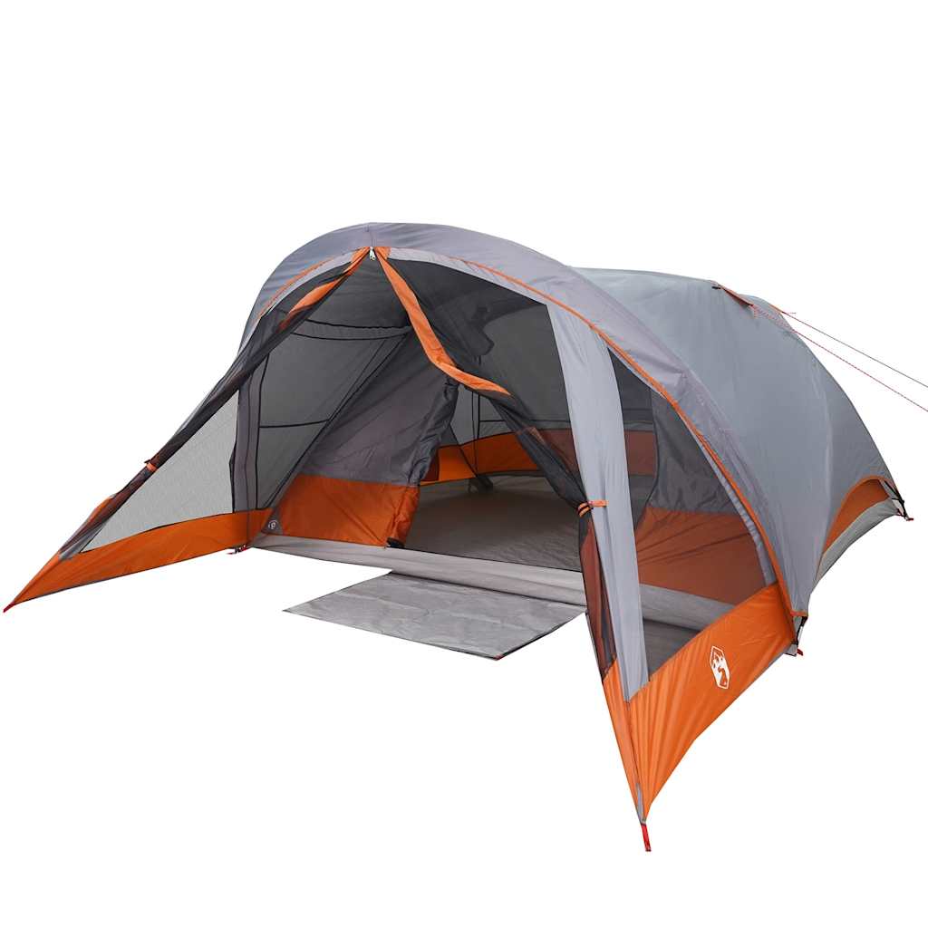 Tenda Familiare a Cabina per 6 Persone Grigia Impermeabile