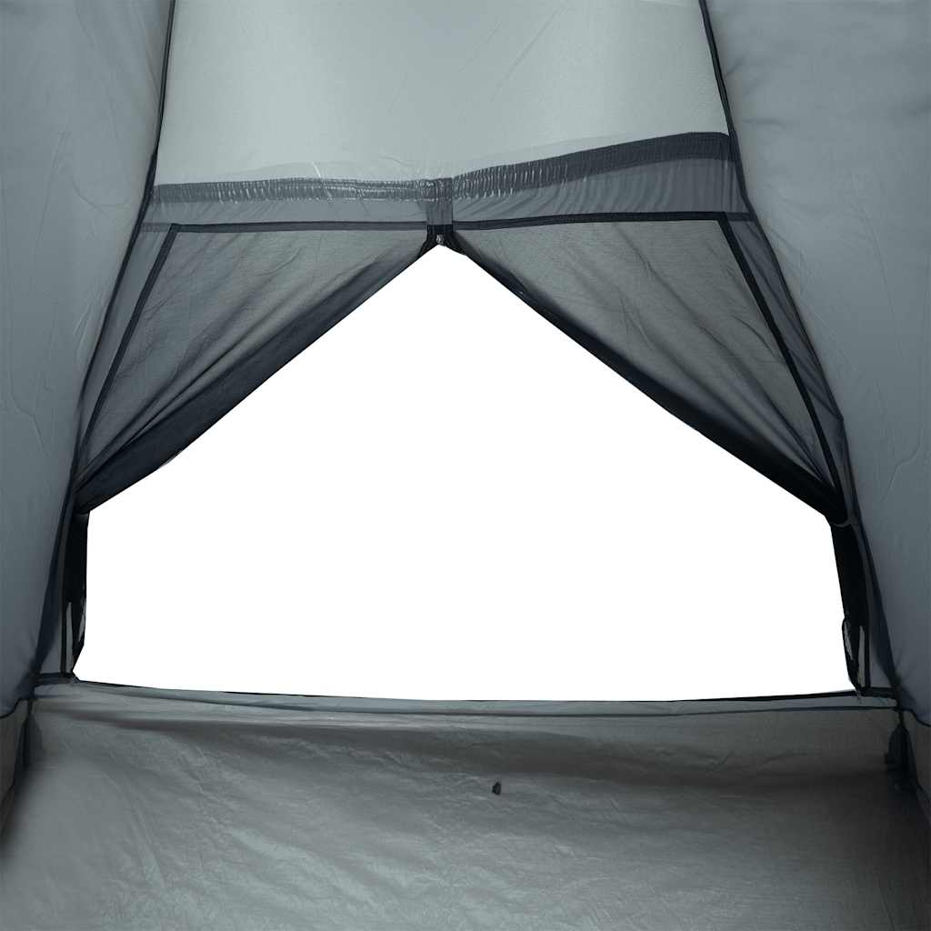 Tenda da Campeggio a Cupola 2 Persone Grigio e Arancione