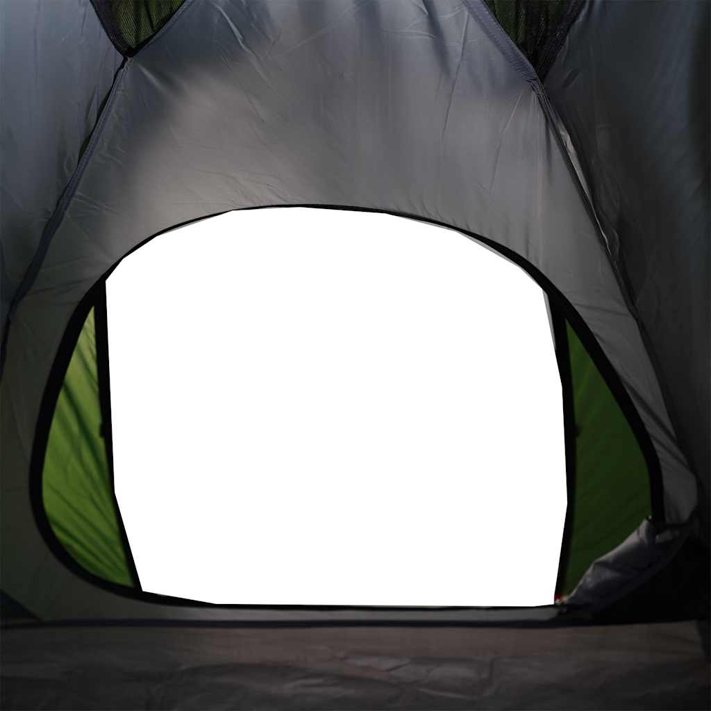 Tenda da Campeggio a Cupola per 4 Persone Verde Impermeabile