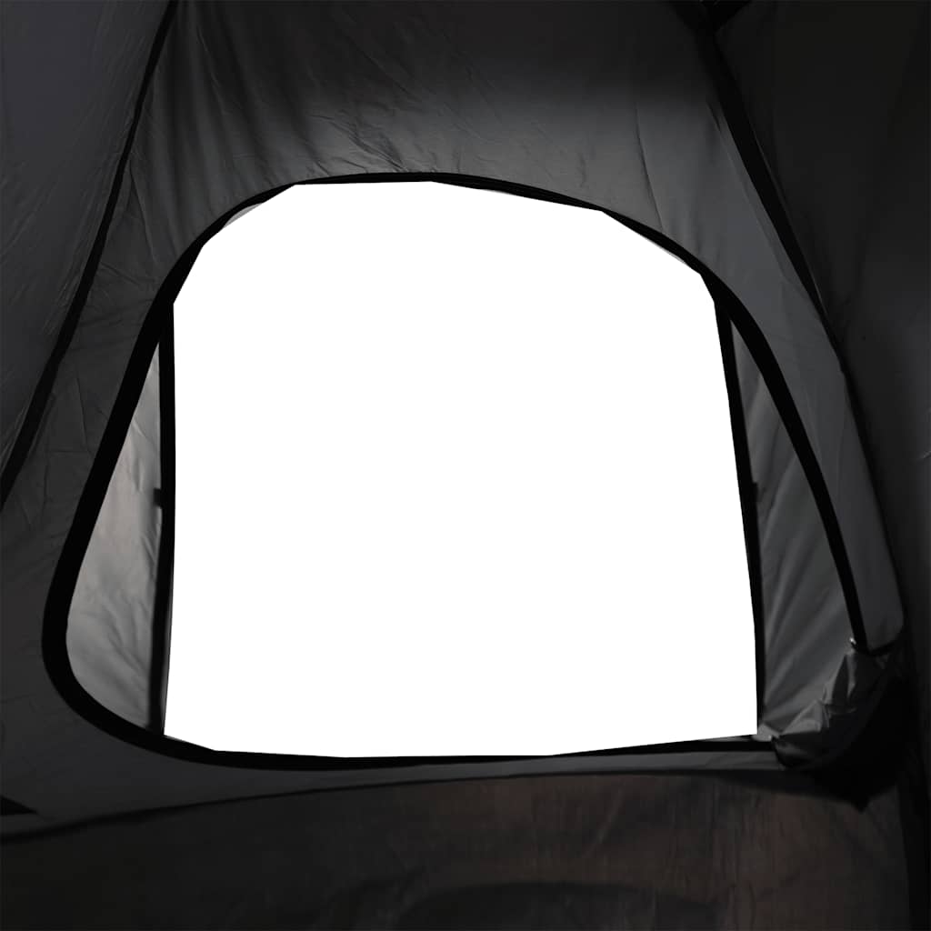 Tenda da Campeggio a Cupola 4 Persone Grigio e Arancione