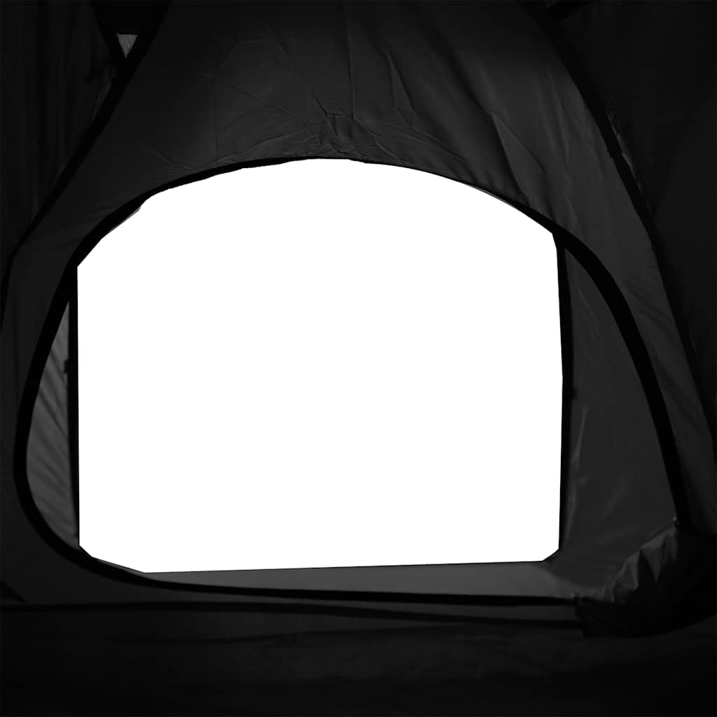 Tenda Campeggio a Cupola 4 Persone Bianca Tessuto Impermeabile