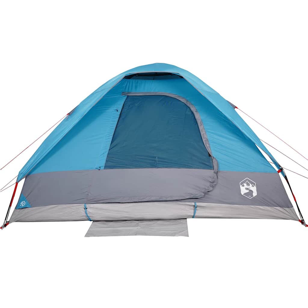 Tenda da Campeggio a Cupola per 2 Persone Blu Impermeabile