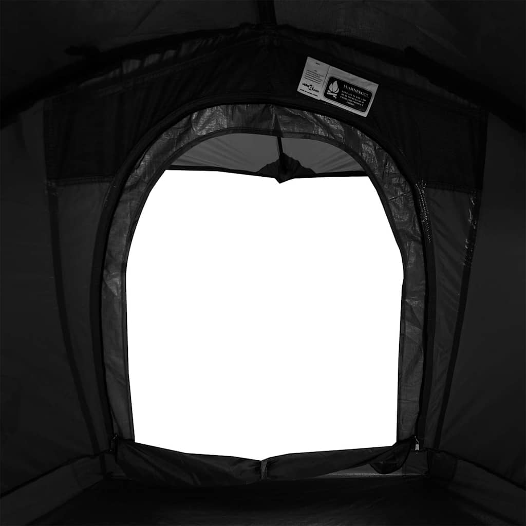 Tenda Campeggio a Cupola 1 Persona Bianca Tessuto Impermeabile