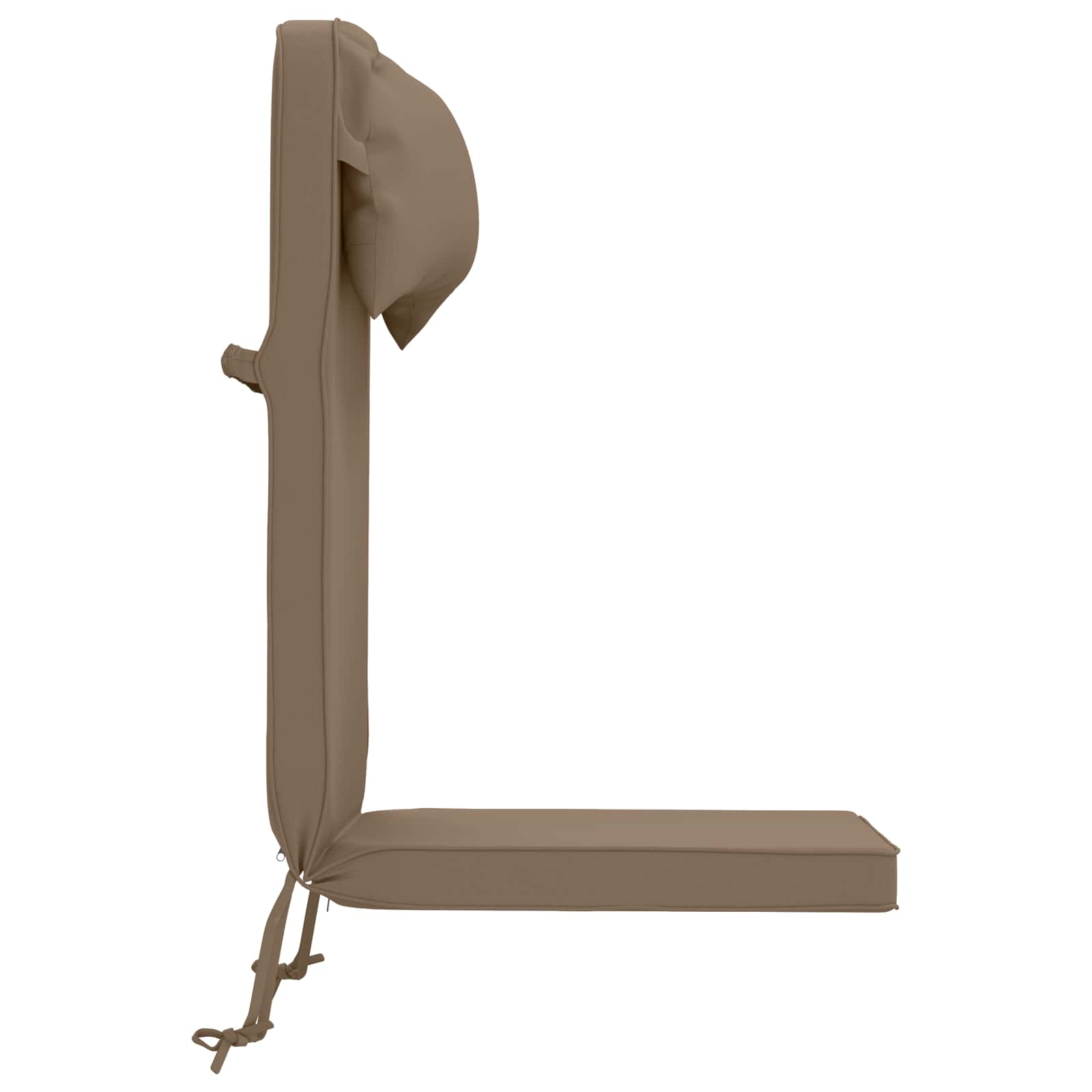 Cuscino per Lounger Sole 100% Poliestere Tortora
