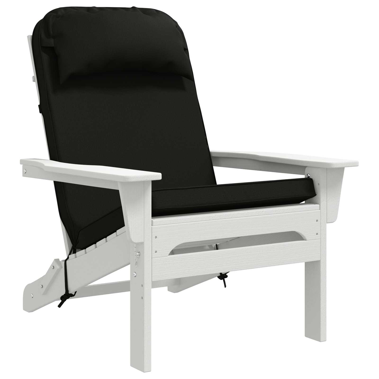 Cuscino per Lounger Sole 100% Poliestere Nero 55 x 124 x 5 cm
