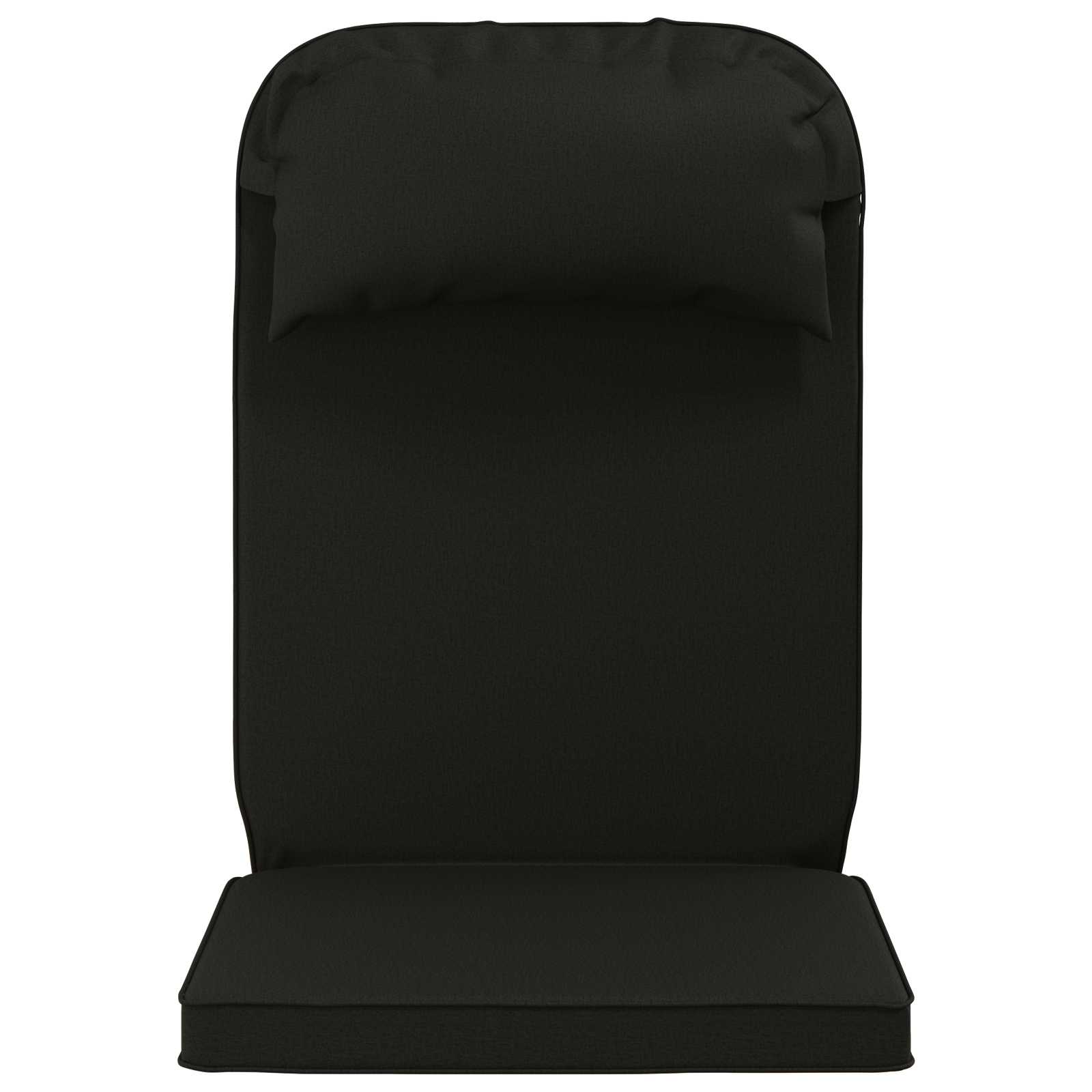 Cuscino per Lounger Sole 100% Poliestere Nero 55 x 124 x 5 cm
