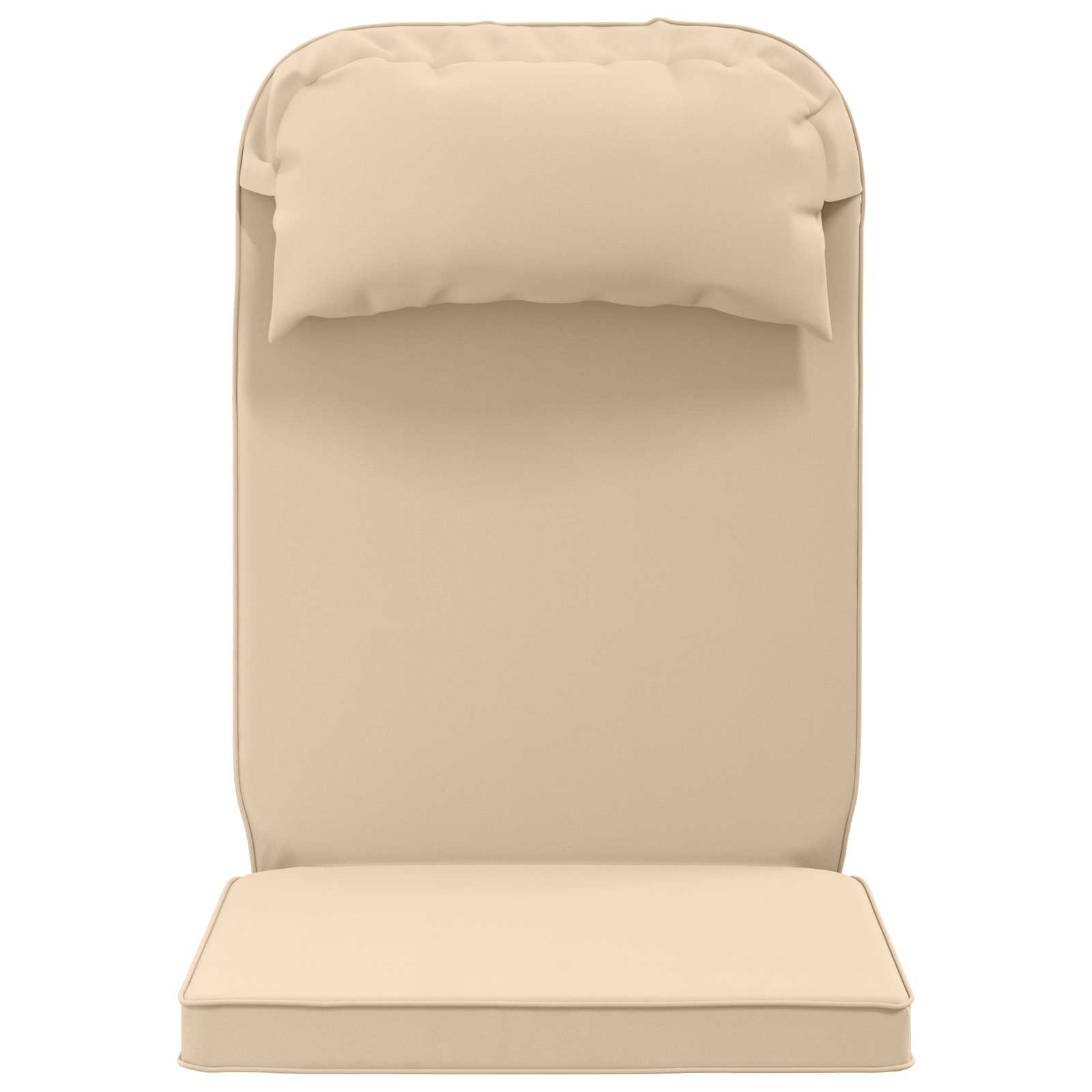 Cuscino per Lounger Sole 100% Poliestere Crema 55 x 124 x 5 cm