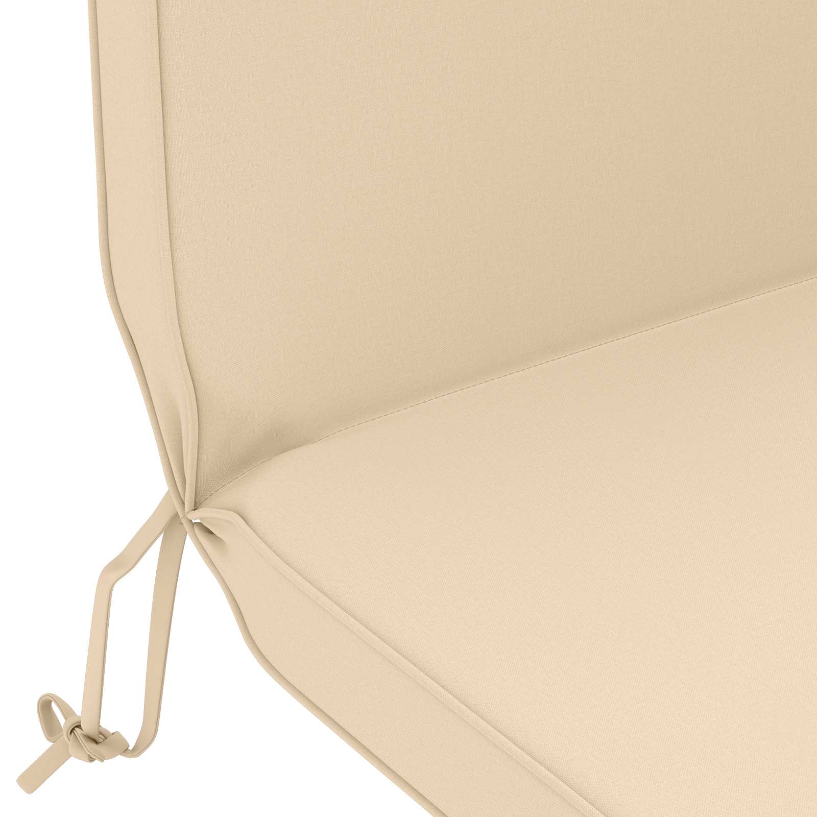 Cuscino per Lounger Sole 100% Poliestere Crema 55 x 124 x 5 cm