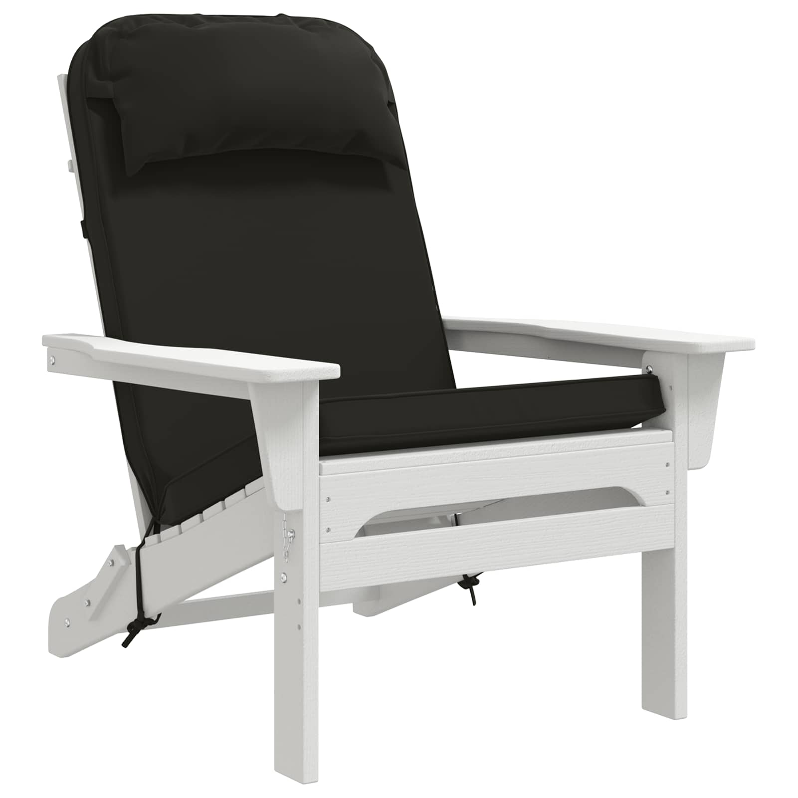 Cuscino per Lounger Sole 100% Poliestere Nero 55 x 124 x 5 cm