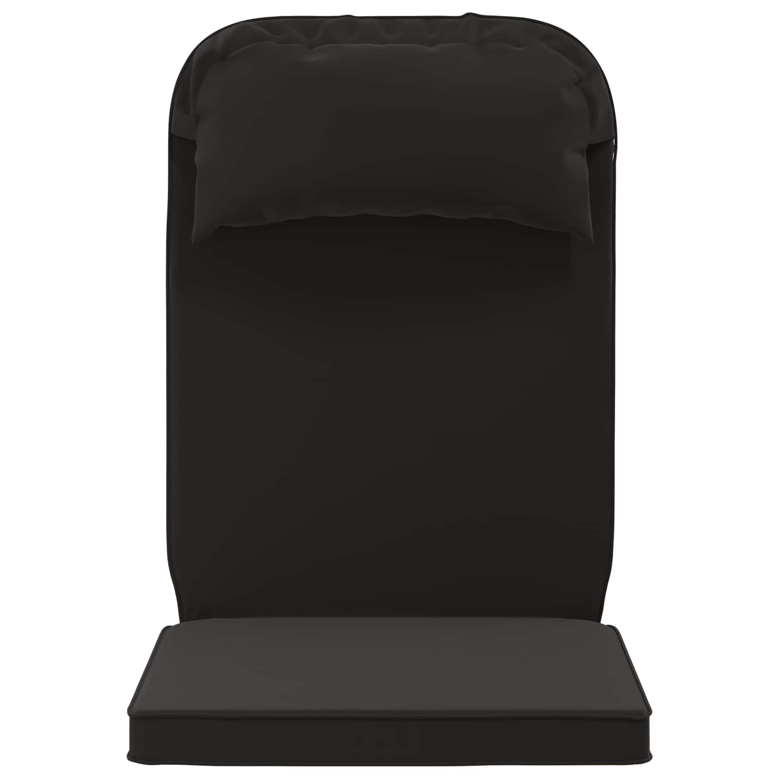 Cuscino per Lounger Sole 100% Poliestere Nero 55 x 124 x 5 cm