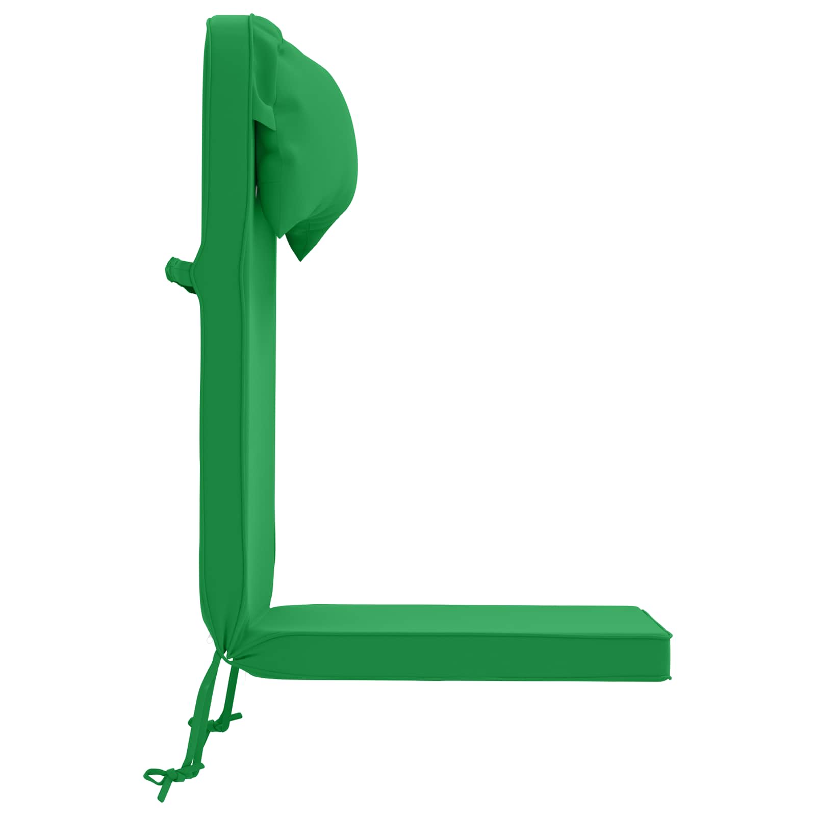 Cuscino per Lounger Sole 100% Poliestere Verde 55 x 124 x 5 cm