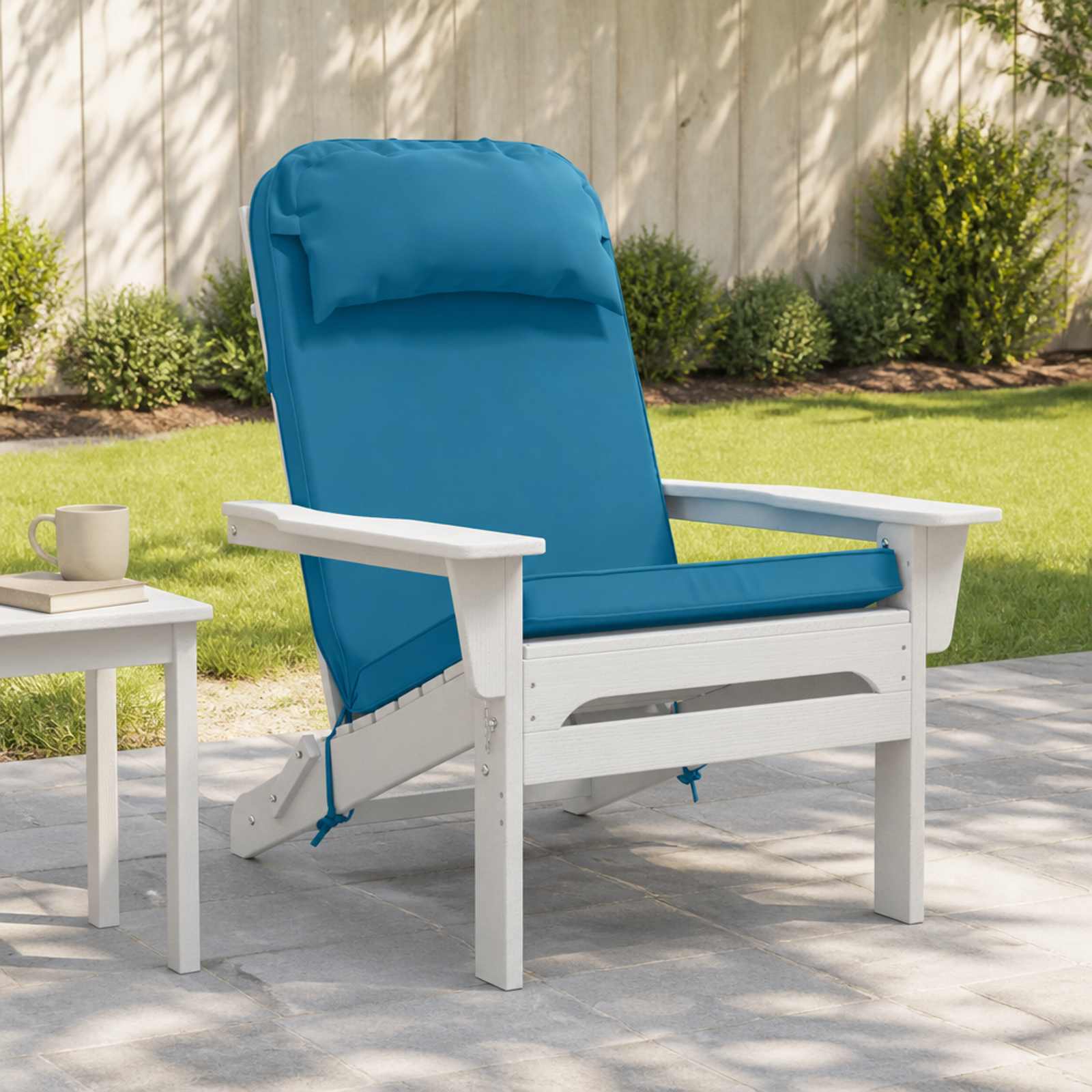 Cuscino per Lounger Sole 100% Poliestere Azzurro