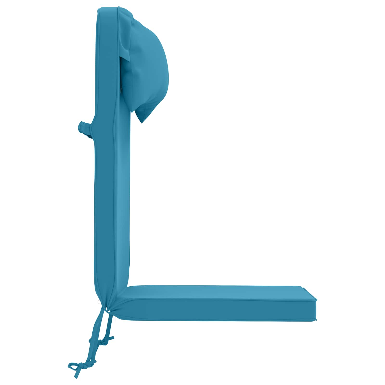 Cuscino per Lounger Sole 100% Poliestere Azzurro