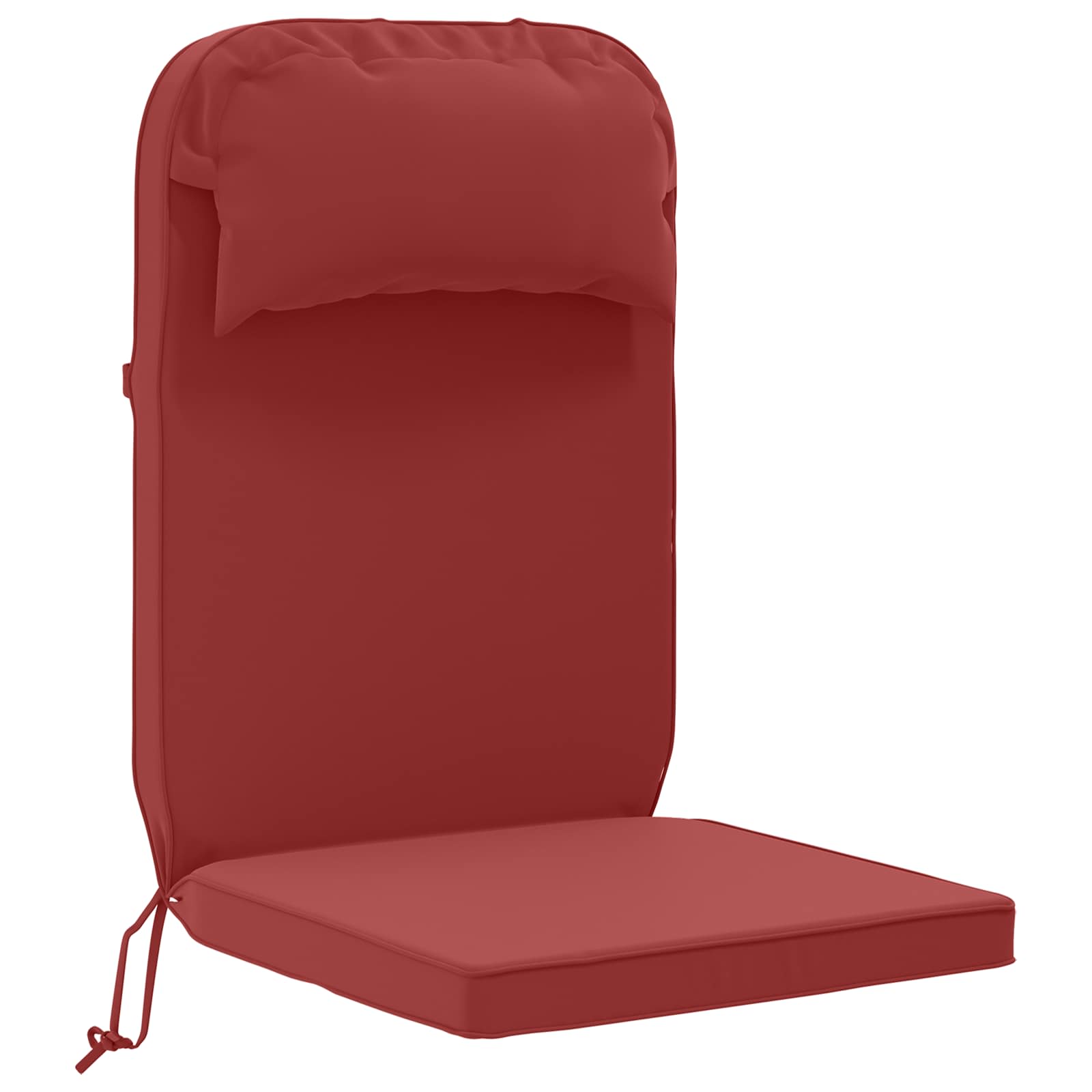 Cuscino per Lounger Sole 100% Poliestere Rosso Vino