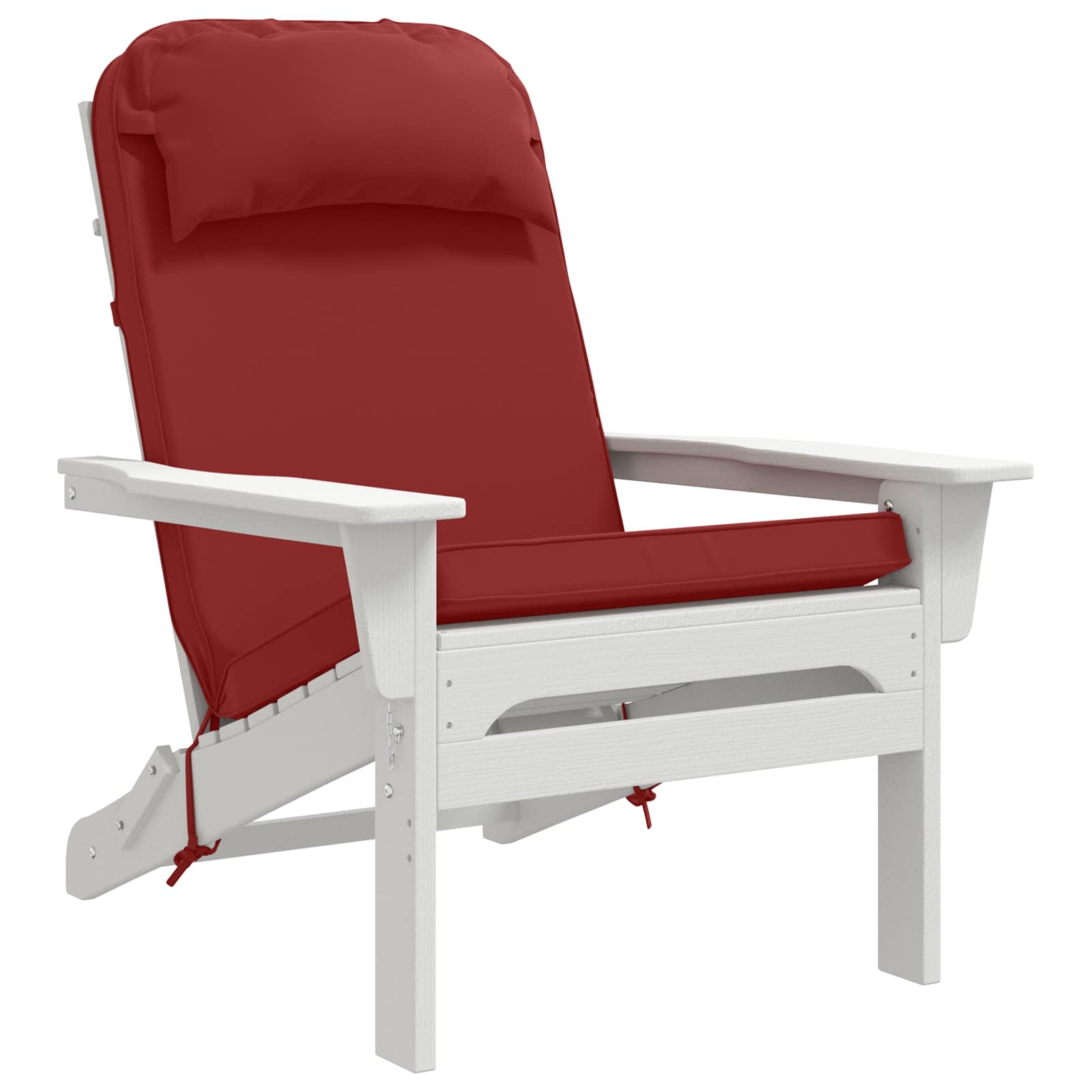 Cuscino per Lounger Sole 100% Poliestere Rosso Vino