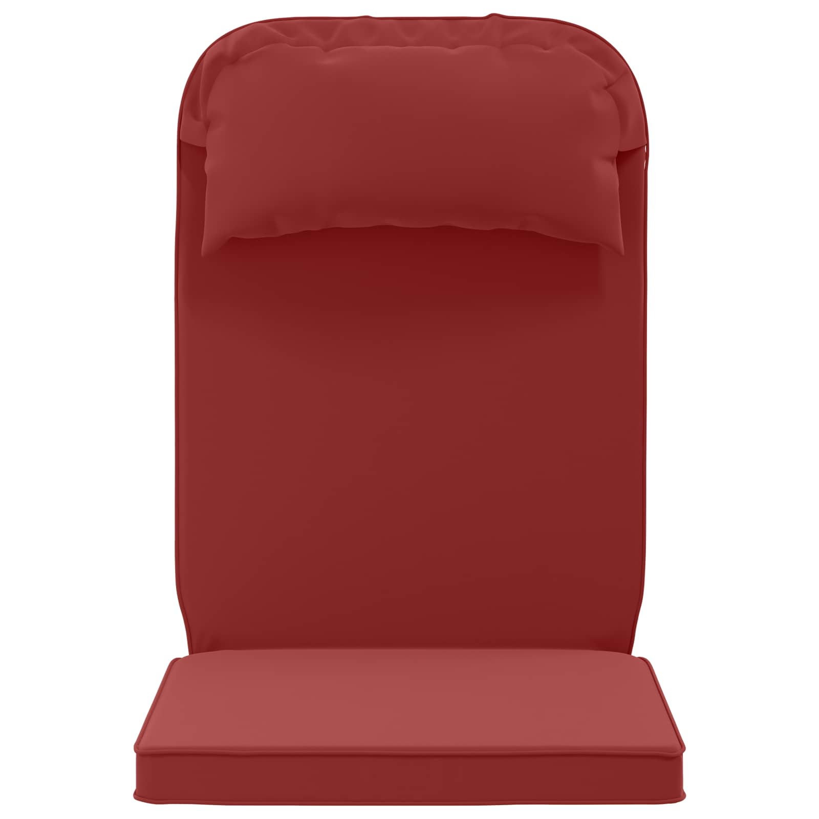 Cuscino per Lounger Sole 100% Poliestere Rosso Vino