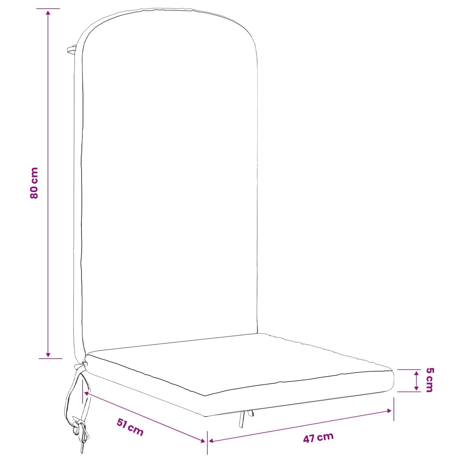 Cuscino per Lounger Sole GEMERT 100% Poliestere Tortora