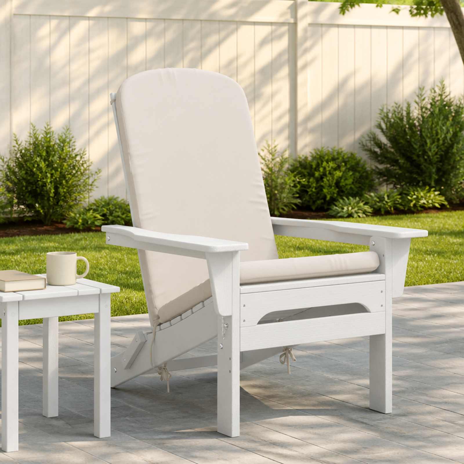 Cuscino per Lounger Sole GEMERT 100% Poliestere Bianco