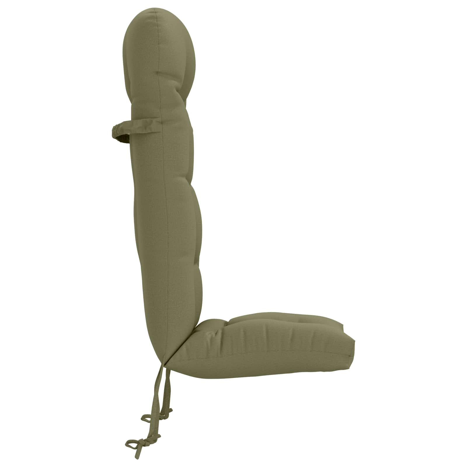 Cuscino per Lounger Sole PUTTEN 100% Poliestere Verde Oliva