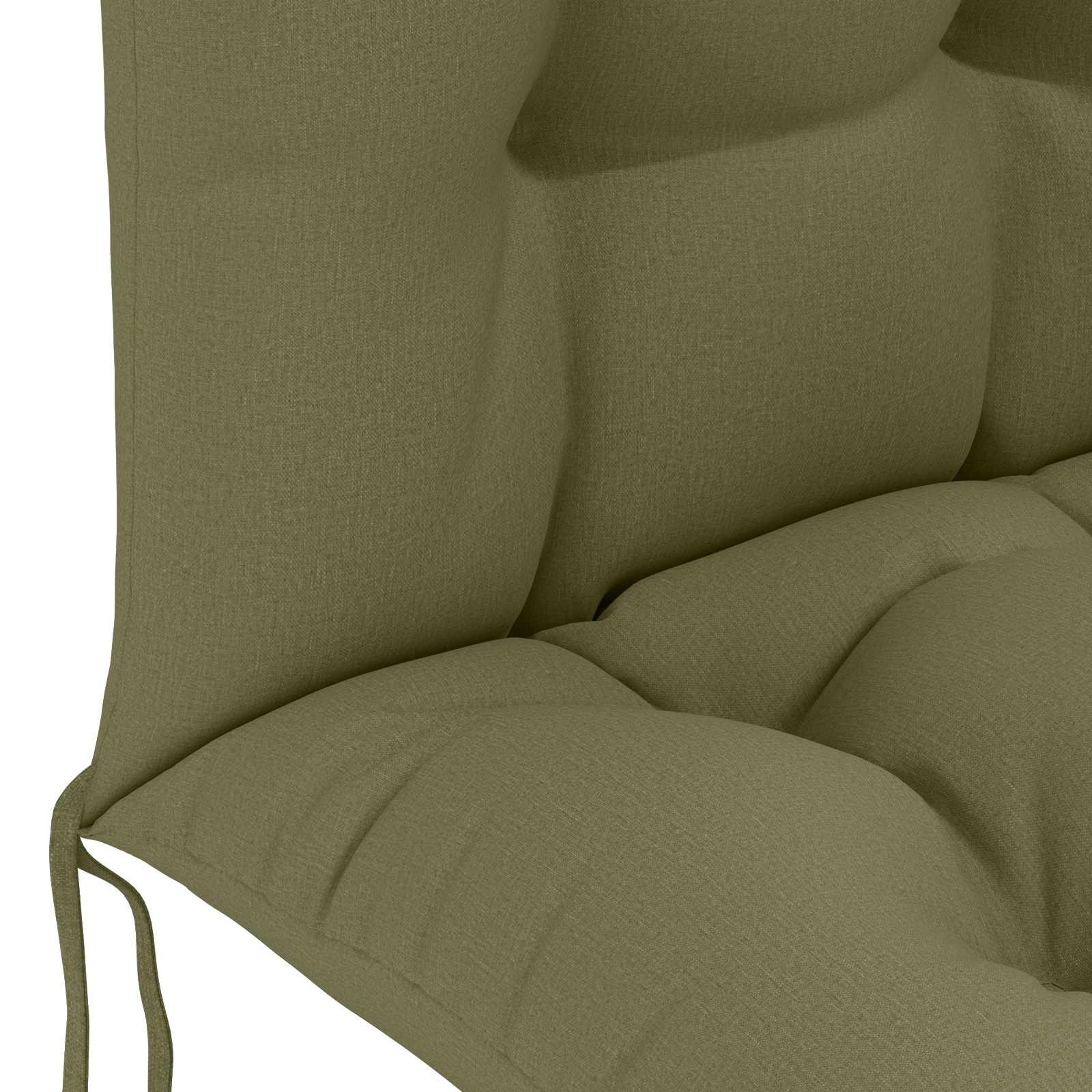 Cuscino per Lounger Sole PUTTEN 100% Poliestere Verde Oliva