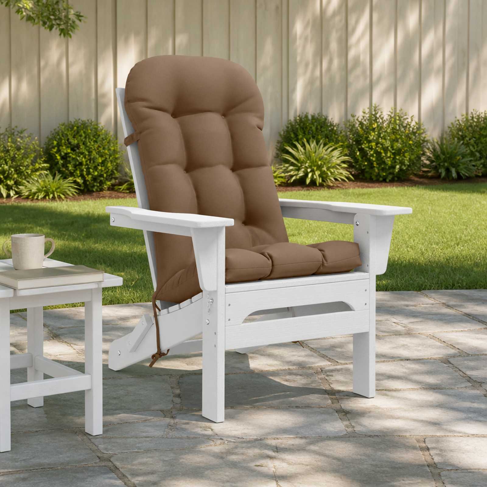 Cuscino per Lounger Sole PUTTEN 100% Poliestere Tortora