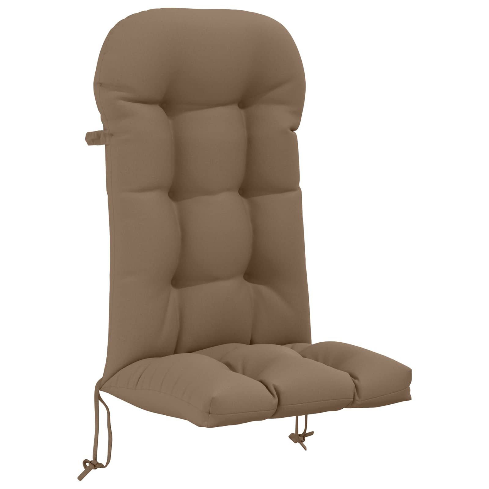 Cuscino per Lounger Sole PUTTEN 100% Poliestere Tortora
