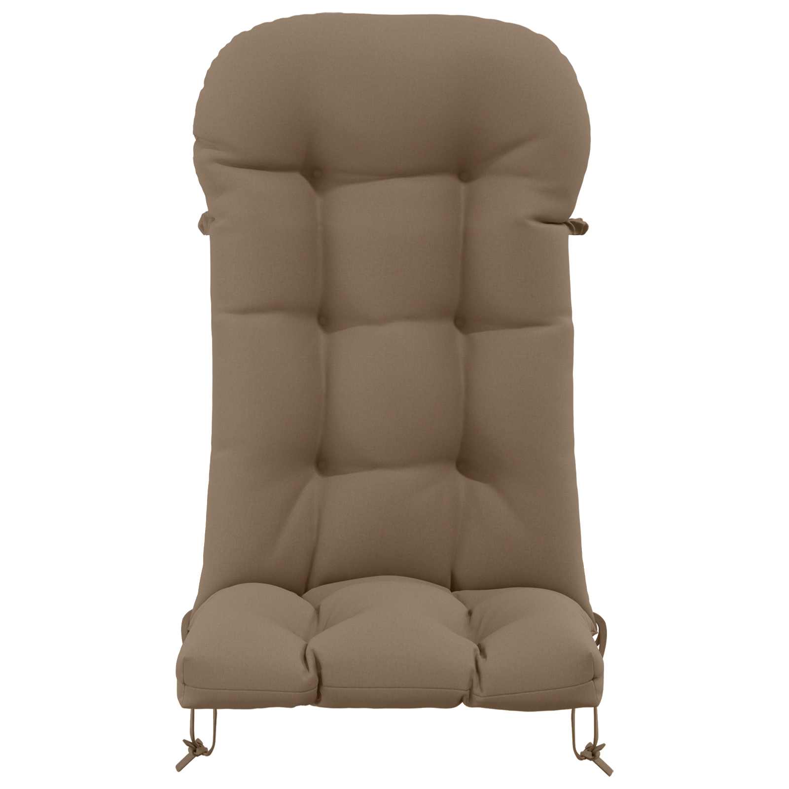 Cuscino per Lounger Sole PUTTEN 100% Poliestere Tortora