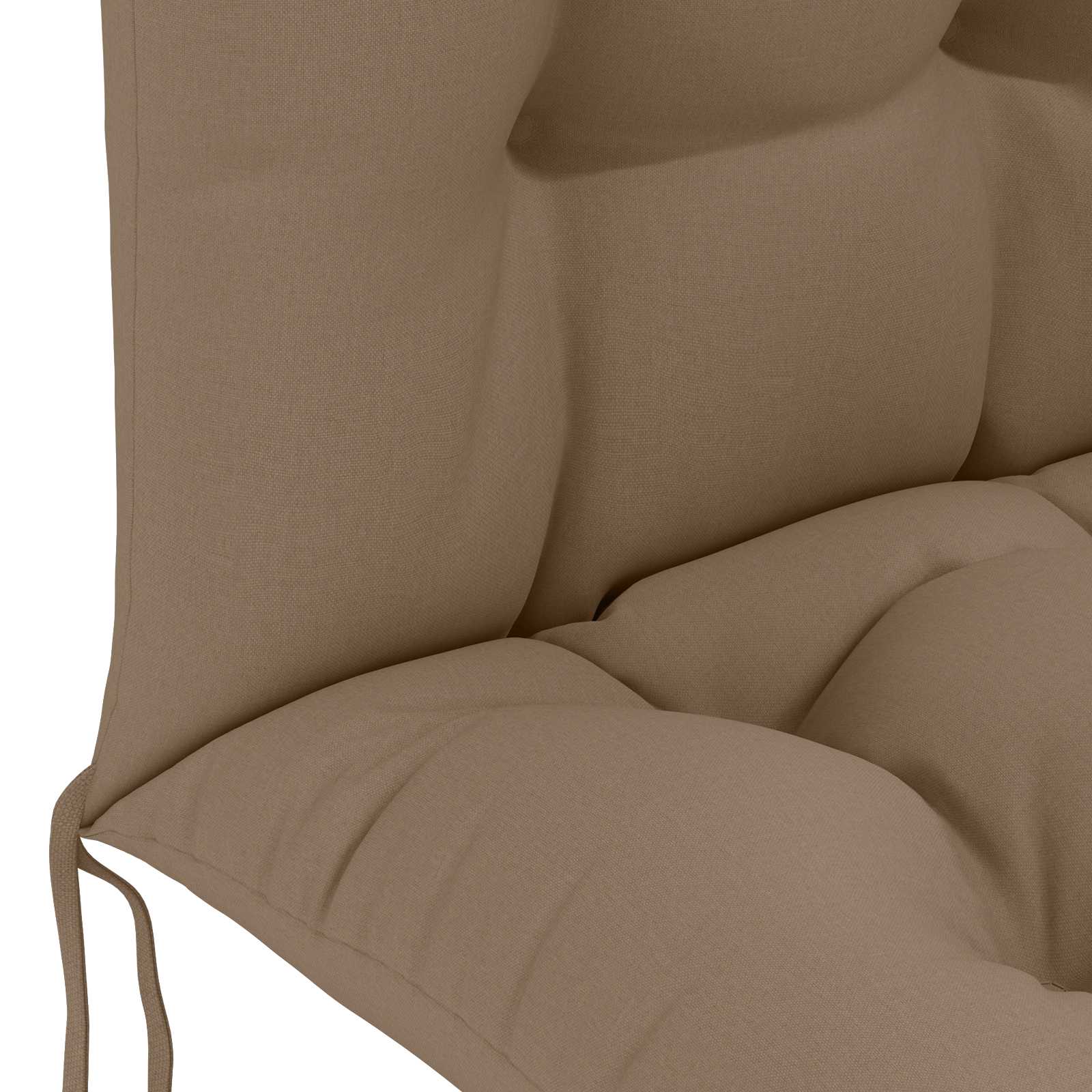 Cuscino per Lounger Sole PUTTEN 100% Poliestere Tortora