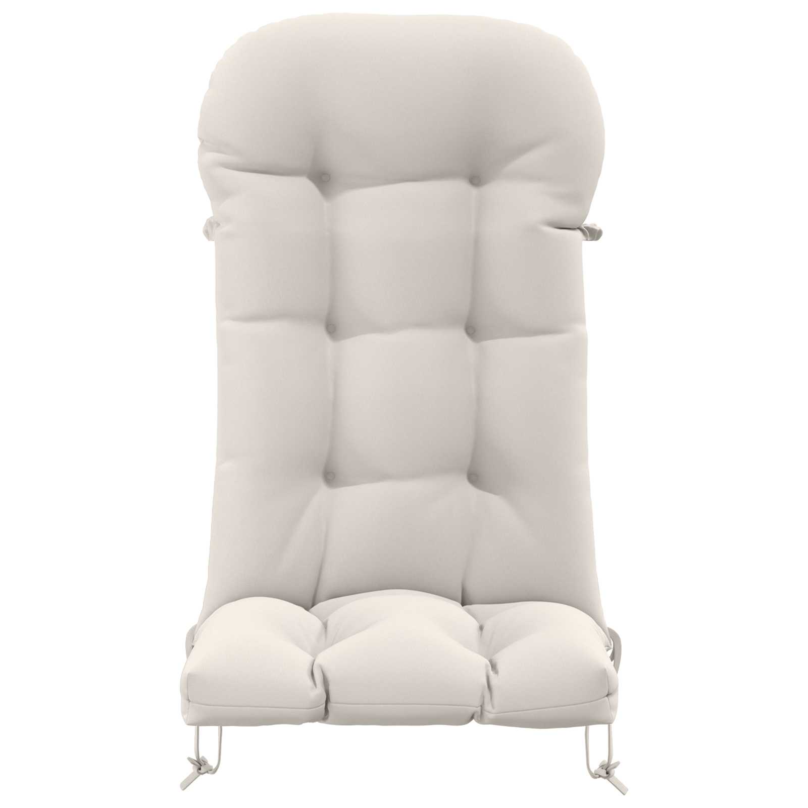 Cuscino per Lounger Sole PUTTEN 100% Poliestere Bianco