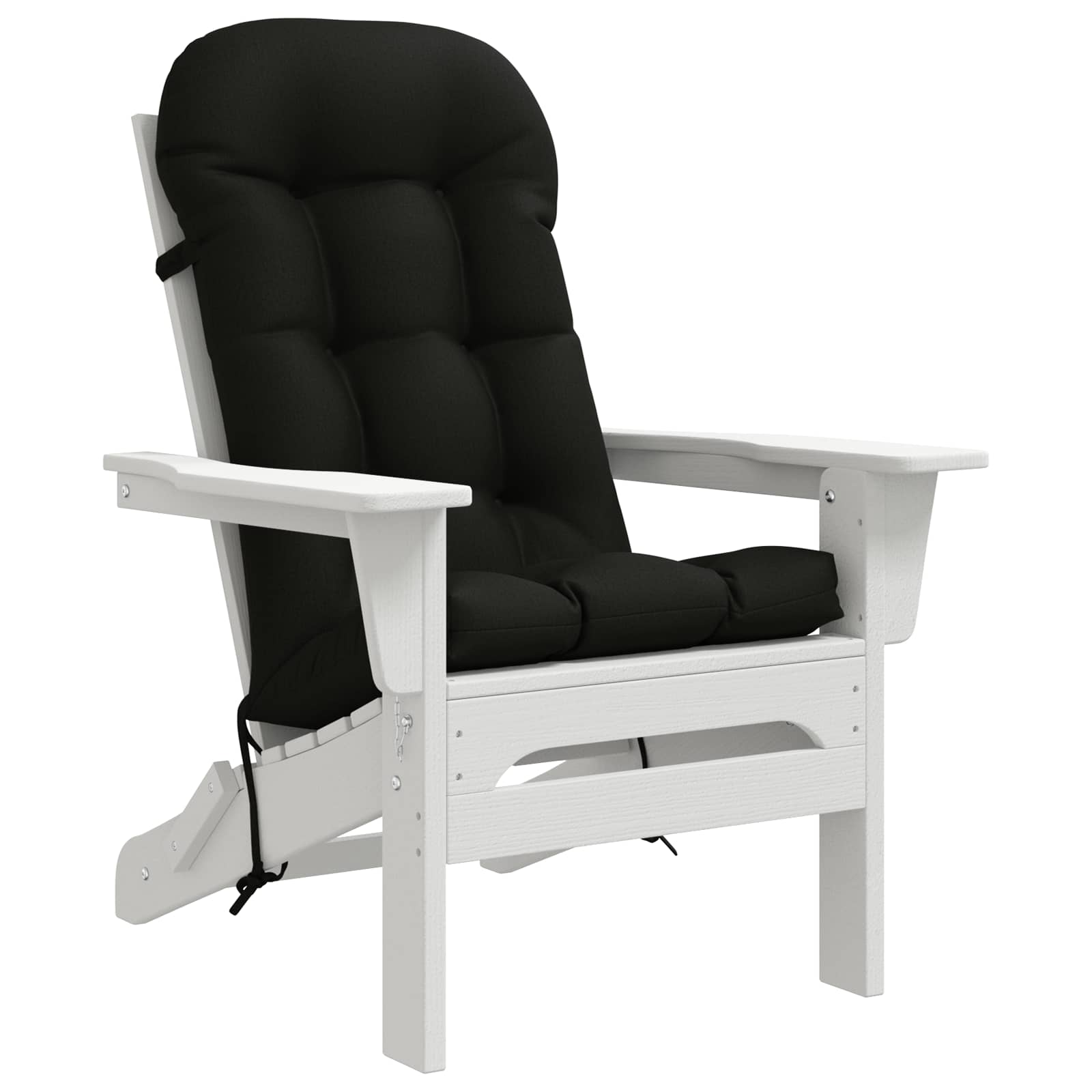 Cuscino per Lounger Sole PUTTEN 100% Poliestere Nero