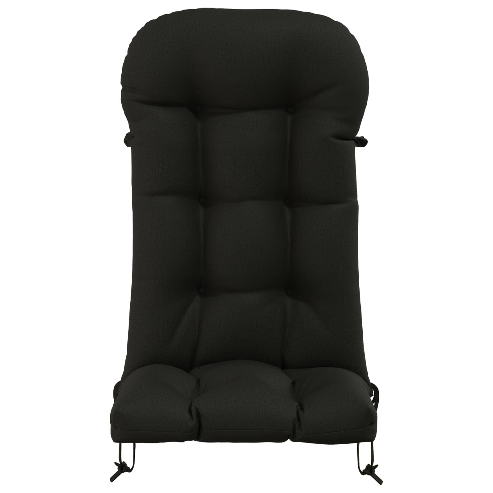 Cuscino per Lounger Sole PUTTEN 100% Poliestere Nero