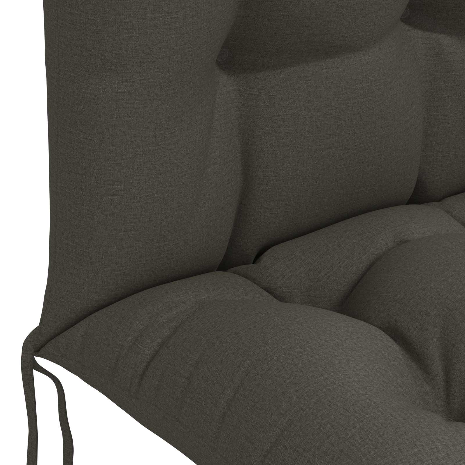 Cuscino per Lounger Sole PUTTEN 100% Poliestere Antracite