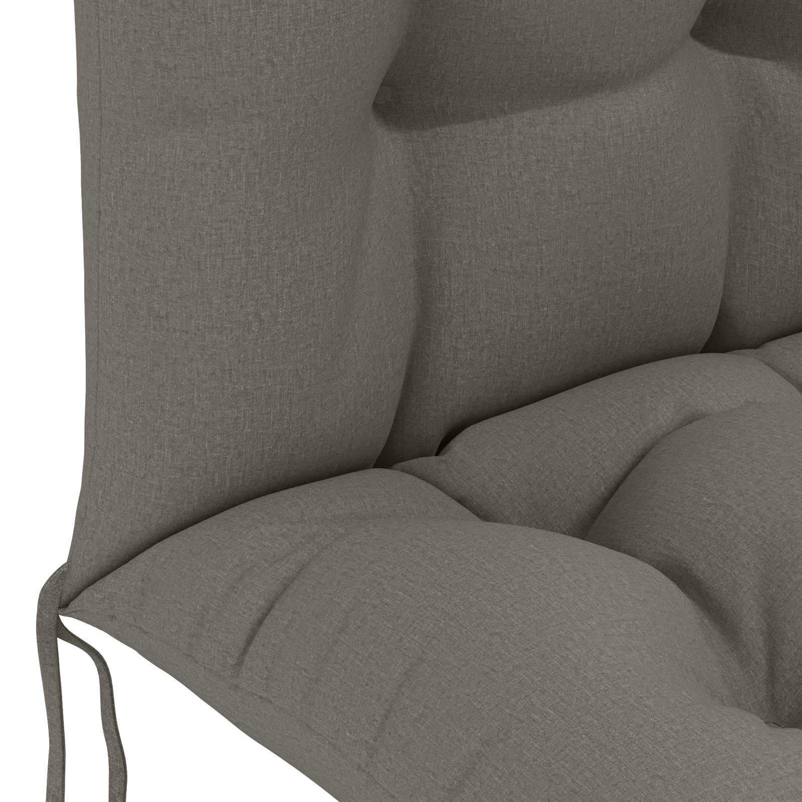 Cuscino per Lounger Sole PUTTEN 100% Poliestere Grigio