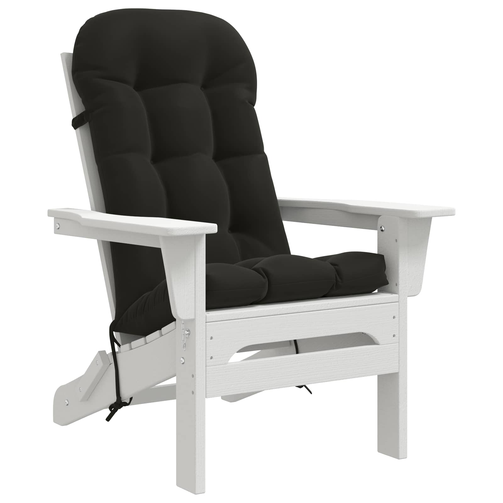 Cuscino per Lounger Sole PUTTEN 100% Poliestere Nero