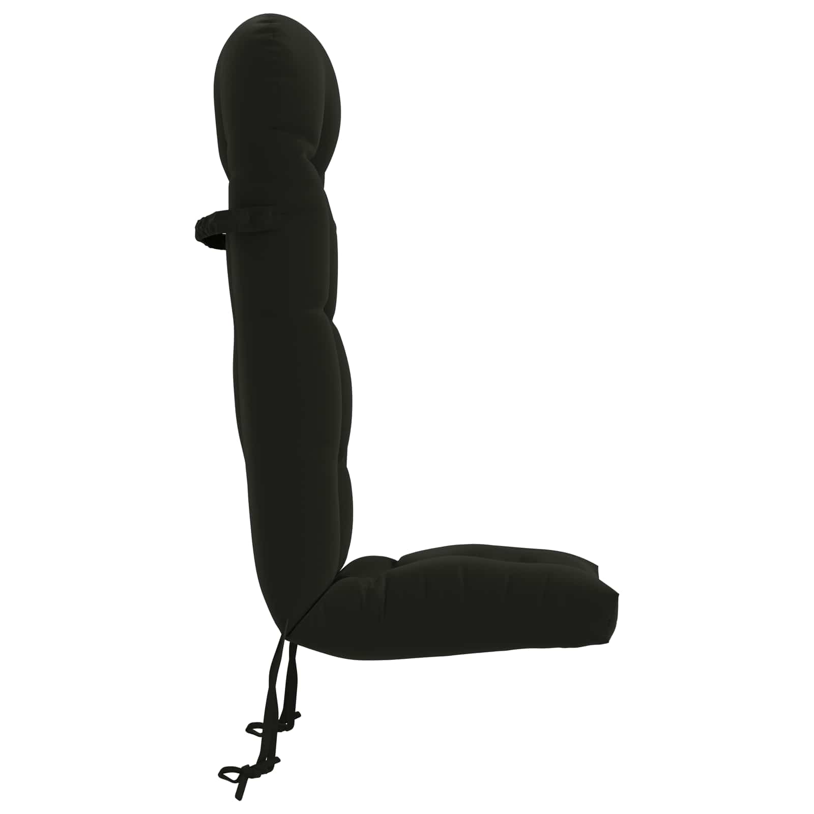 Cuscino per Lounger Sole PUTTEN 100% Poliestere Nero
