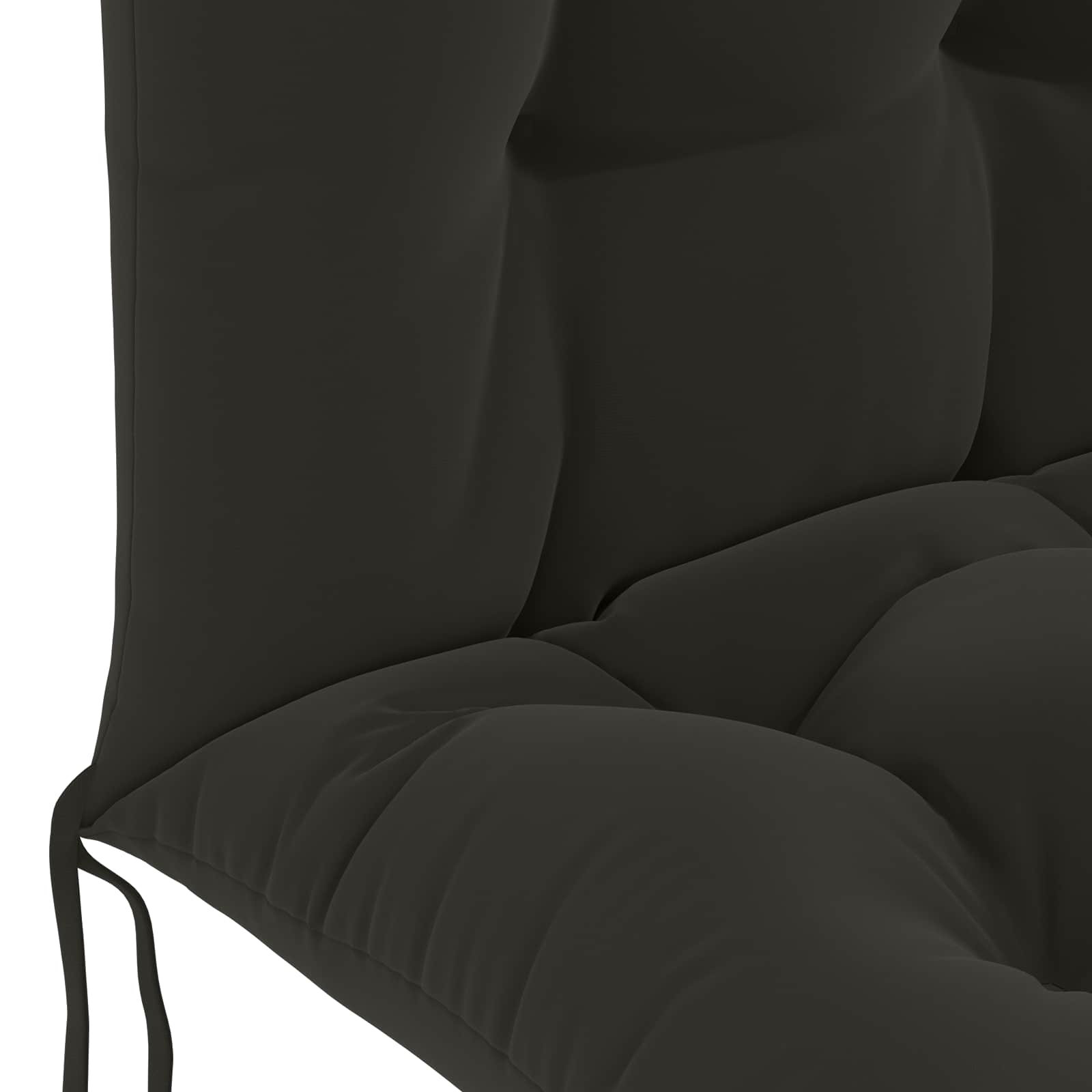 Cuscino per Lounger Sole PUTTEN 100% Poliestere Nero