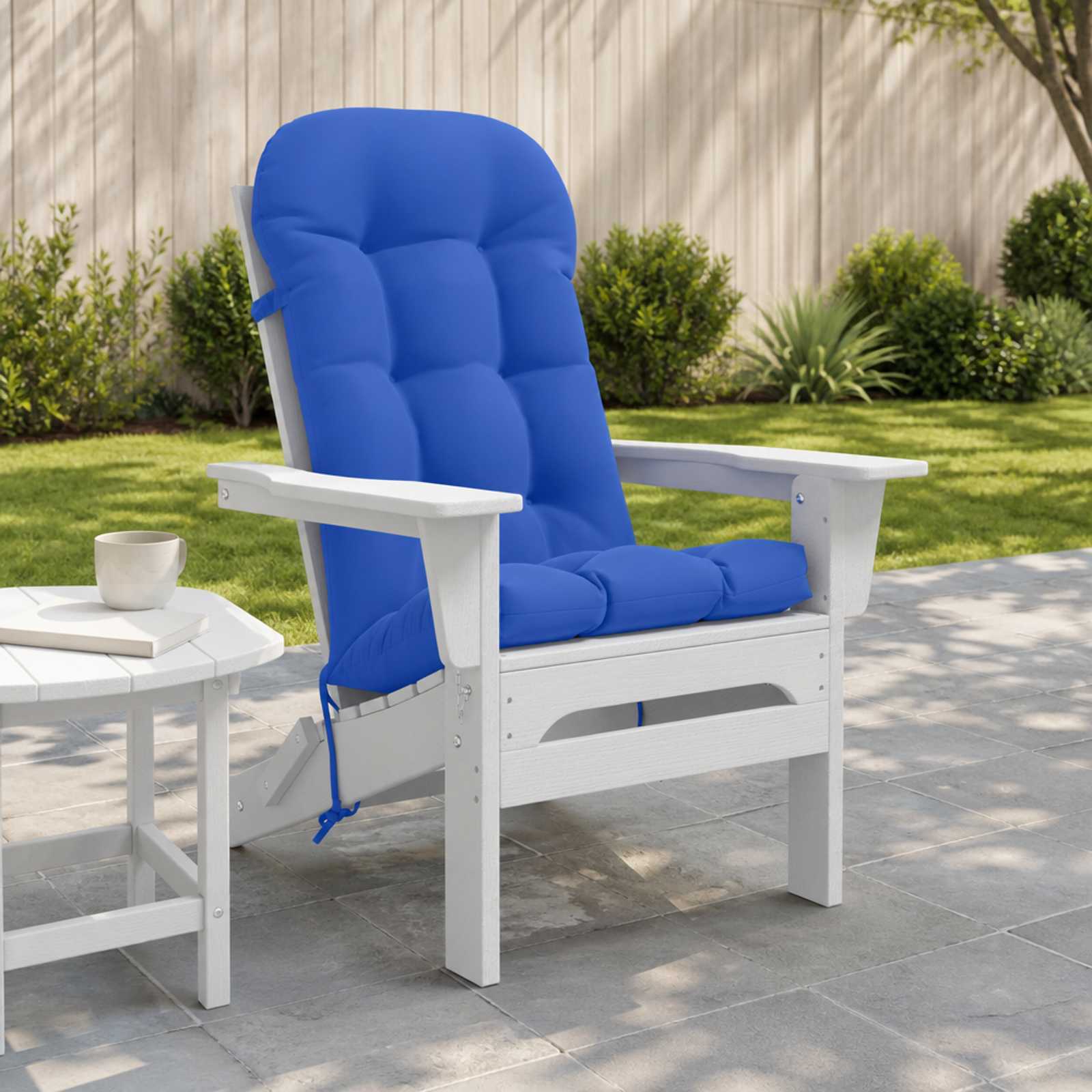 Cuscino per Lounger Sole PUTTEN 100% Poliestere Blu Reale