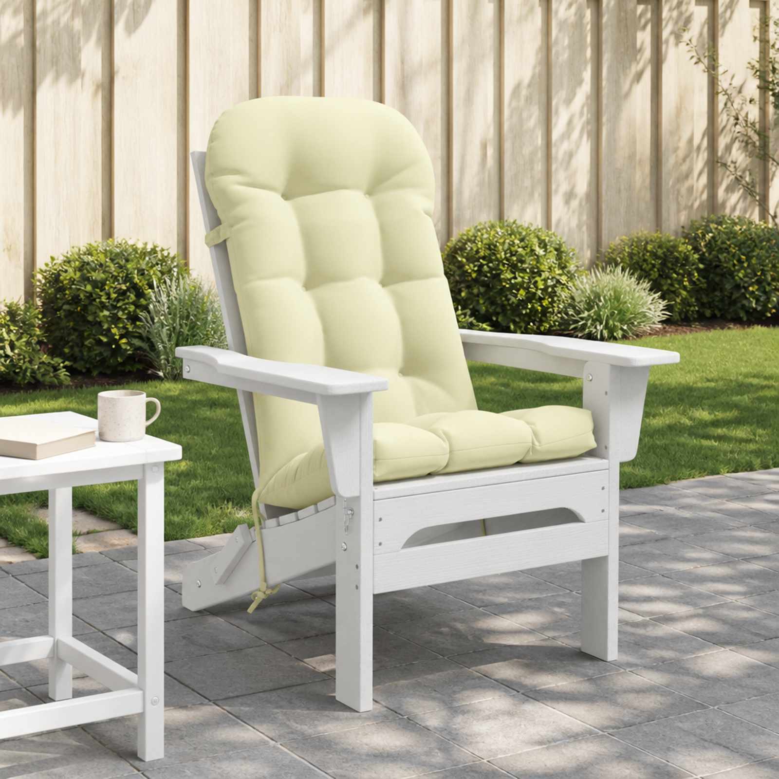 Cuscino per Lounger Sole PUTTEN 100% Poliestere Crema
