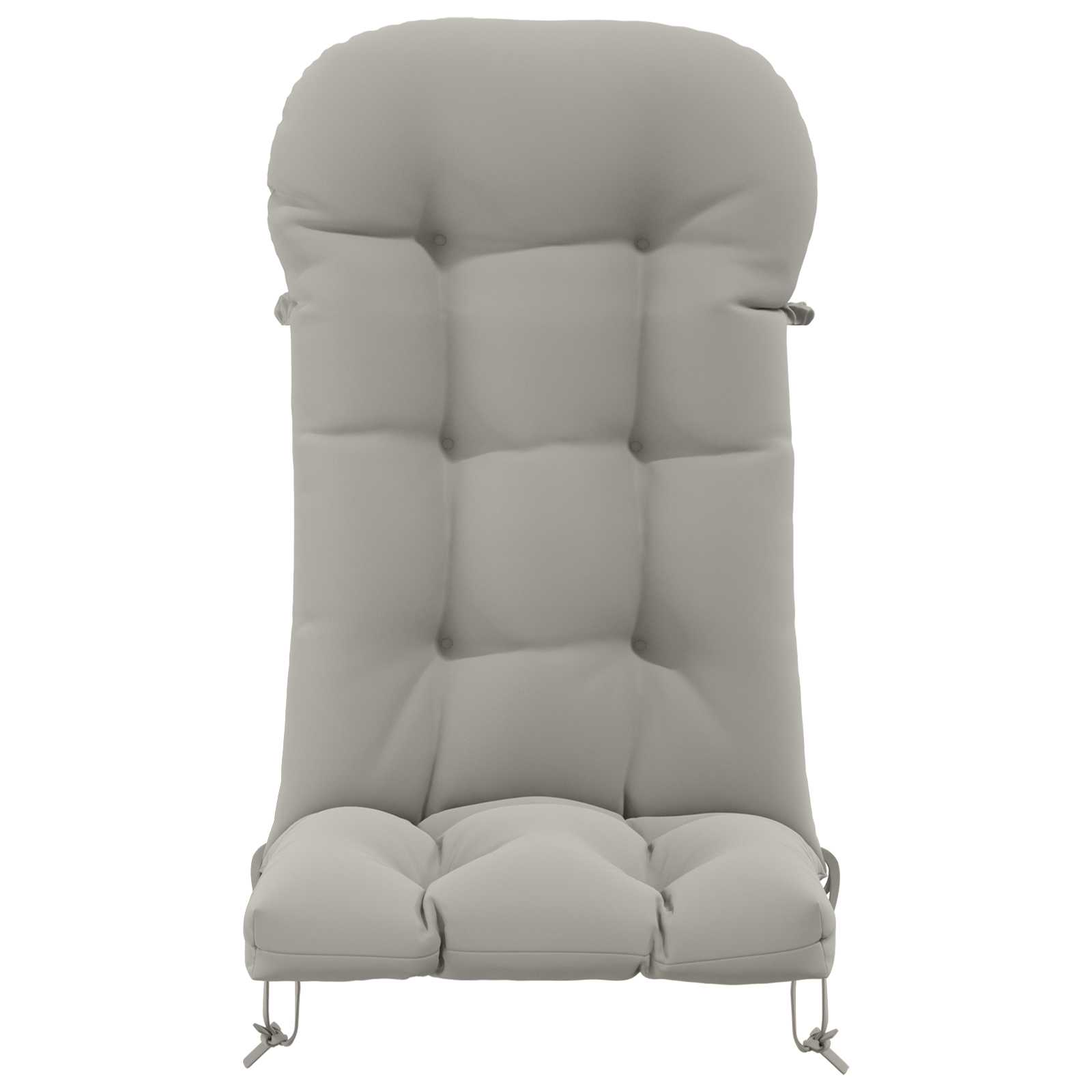 Cuscino per Lounger Sole PUTTEN 100% Poliestere Grigio