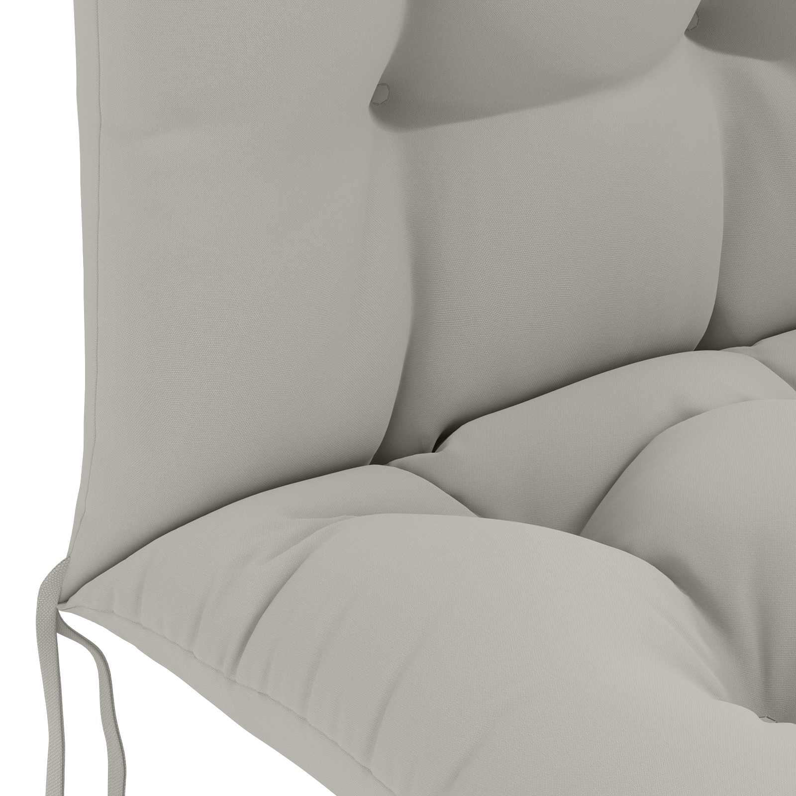 Cuscino per Lounger Sole PUTTEN 100% Poliestere Grigio