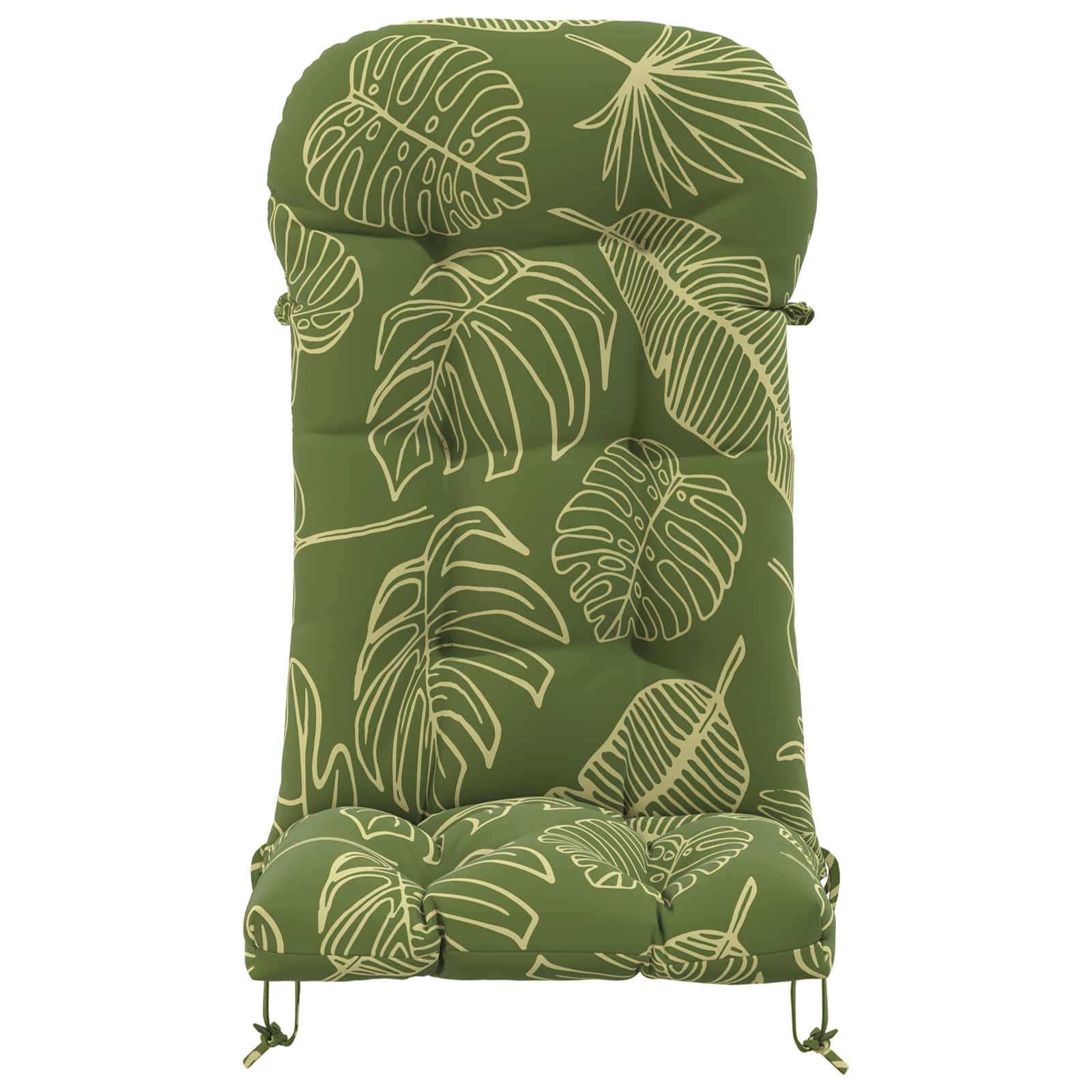 Cuscino per Lounger Sole PUTTEN 100% Poliestere Design a foglia