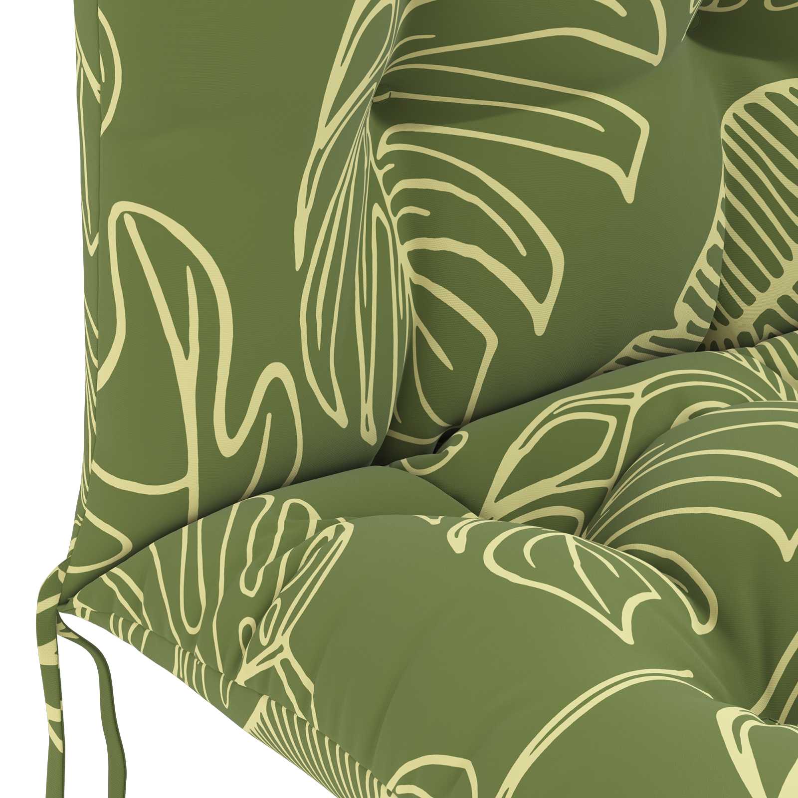 Cuscino per Lounger Sole PUTTEN 100% Poliestere Design a foglia