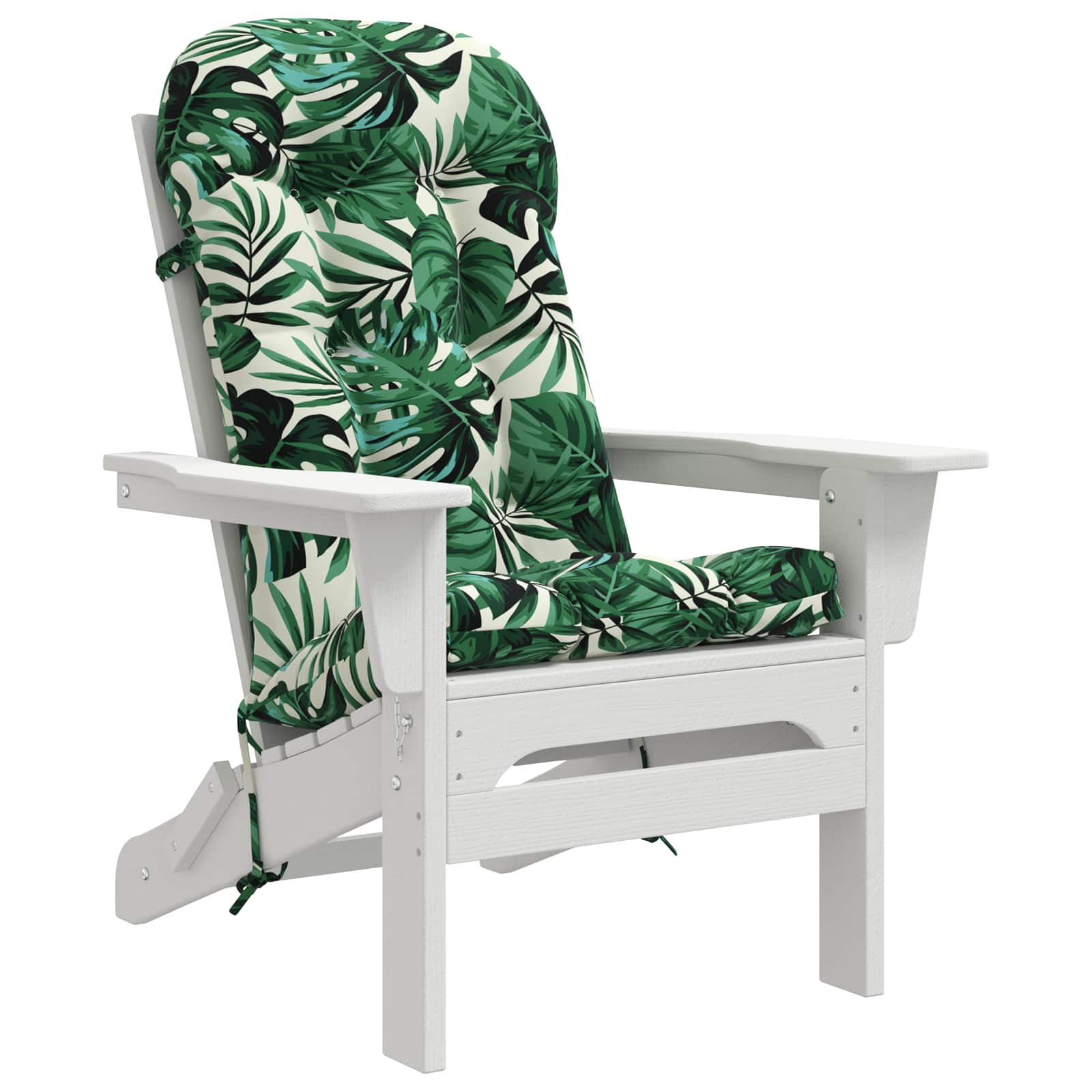 Cuscino per Lounger Sole PUTTEN 100% Poliestere Motivo a Foglie