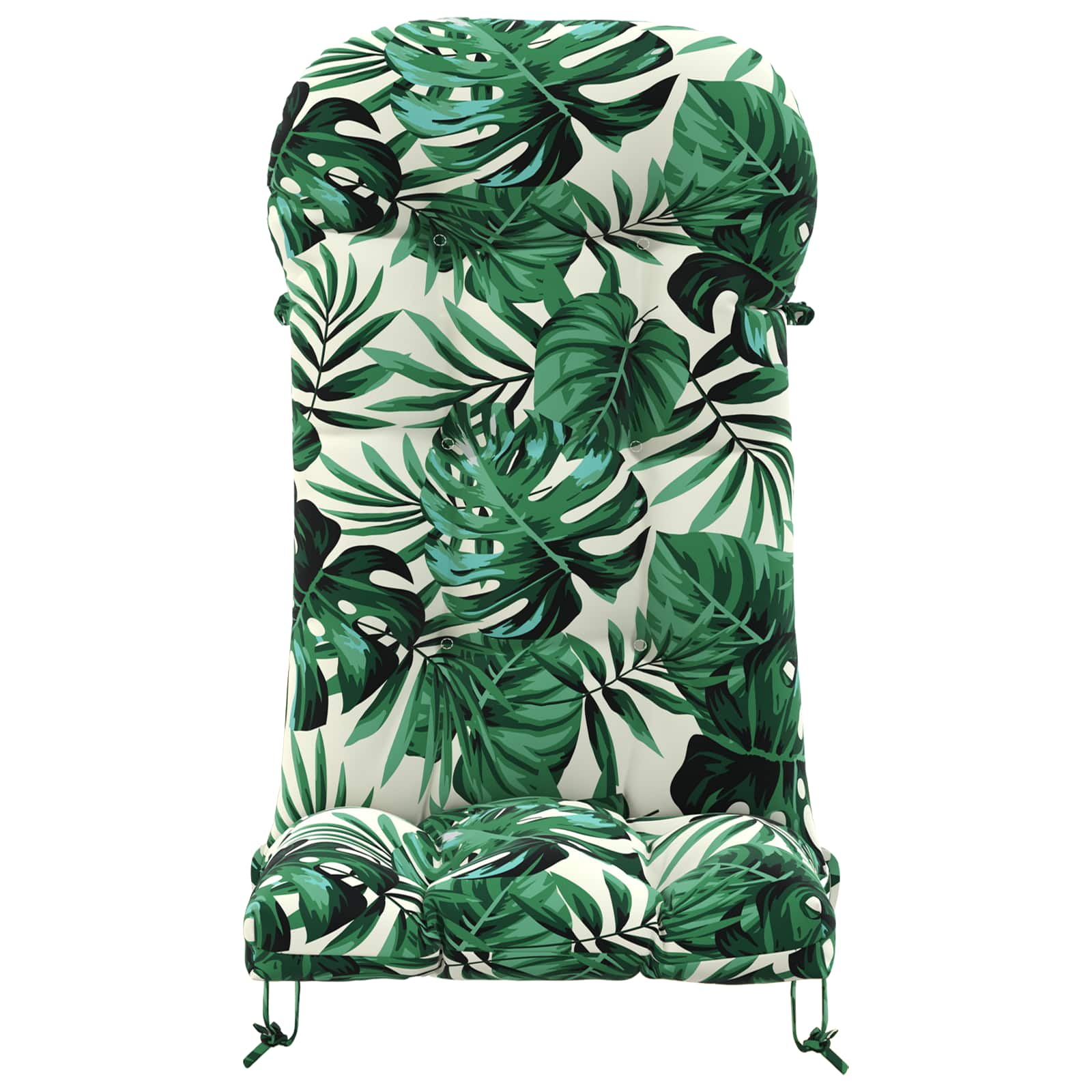 Cuscino per Lounger Sole PUTTEN 100% Poliestere Motivo a Foglie